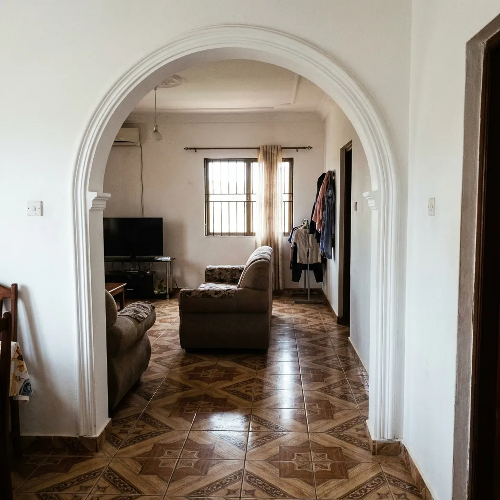 Finished Curved POP Archway