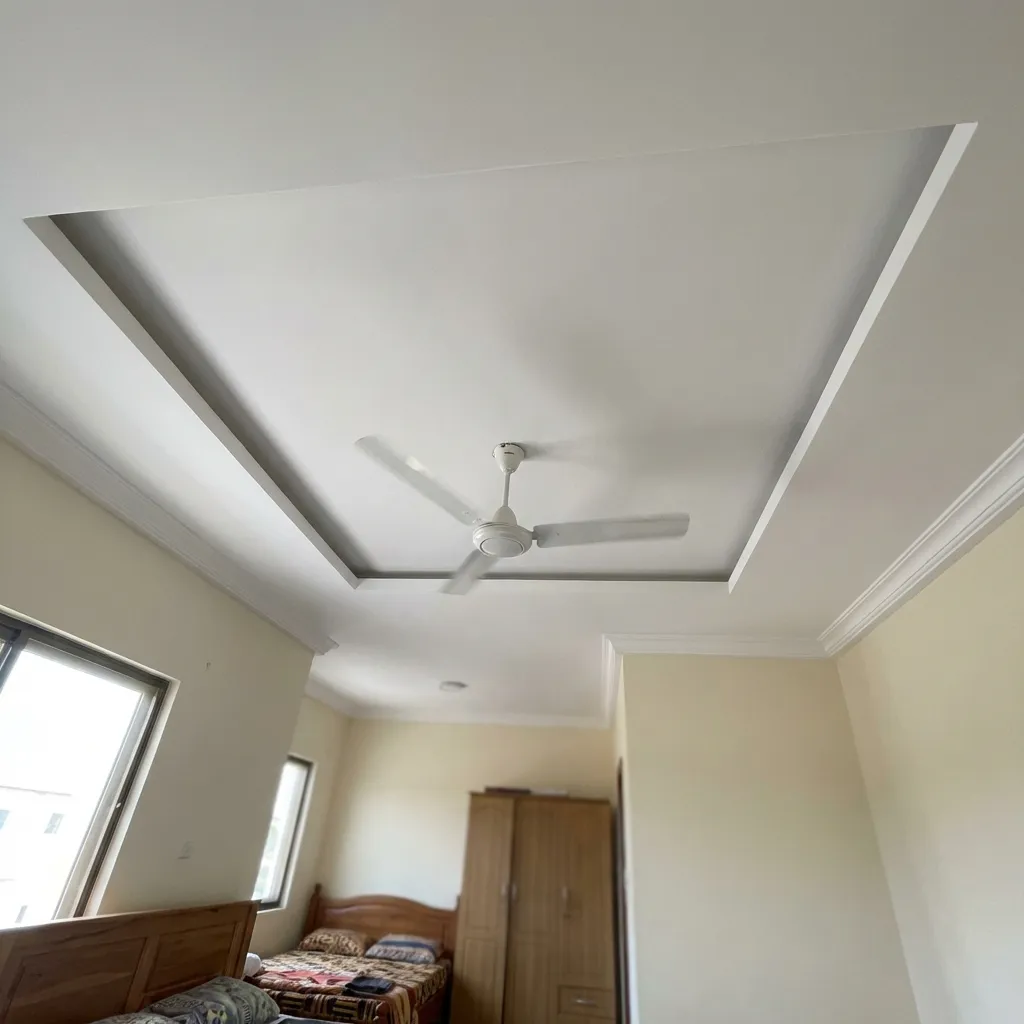 Finished Bedroom POP Ceiling