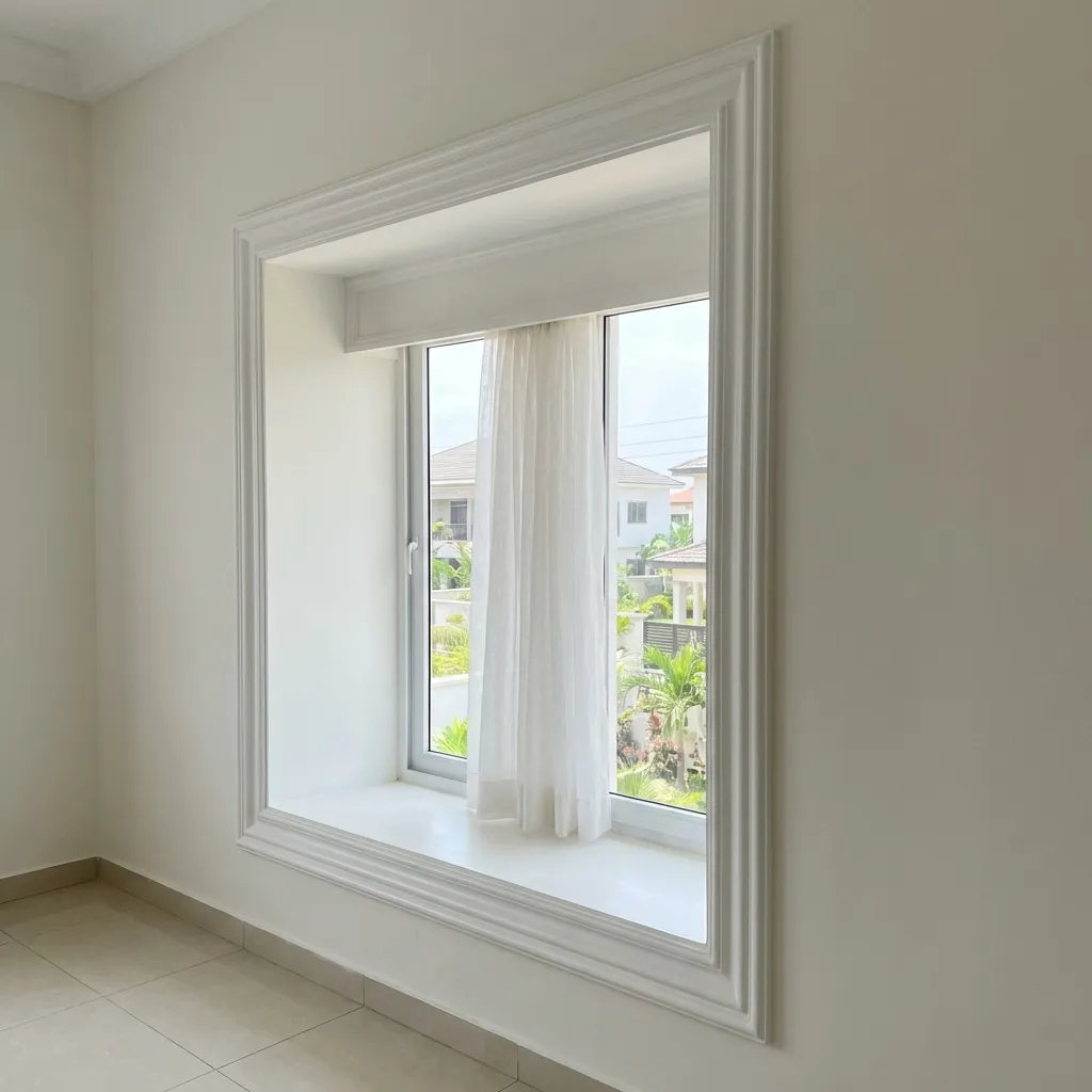 Finished Integrated Curtain Box Design